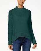 Planet Gold Juniors' Mock-neck Pullover Sweater