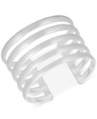 Lucky Brand Silver-tone Multi-row Cuff Bracelet