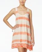 Roxy Juniors' On And On Sleeveless Tie-dyed Shift Dress