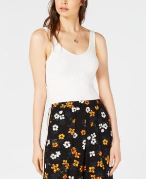 Project 28 Nyc Ribbed-knit Cropped Tank Top