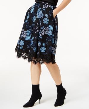 Sb By Sachin & Babi Embroidered A-line Skirt, Created For Macy's