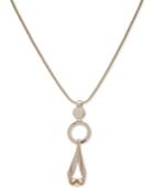 Dkny Gold-tone Long Pendant Necklace, Created For Macy's