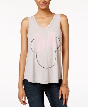 Hybrid Juniors' Minnie Graphic Swing Tank Top