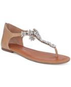 Jessica Simpson Ryler Floral-embellished Flat Sandals Women's Shoes