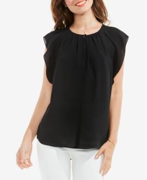 Vince Camuto Flutter-sleeve Top