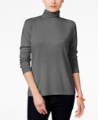 Style & Co Mock-turtleneck Top, Only At Macy's