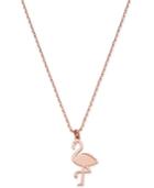 Kate Spade New York Rose Gold-tone Flamingo Pendant Necklace, 17 + 3 Extender