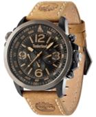 Timberland Men's Camptom Tan Leather Strap Watch 46x53mm Tbl13910jsbu02