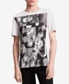 Calvin Klein Jeans Men's Mosaic Graphic-print T-shirt