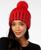 Dkny Studded Ribbed-knit Cuff Beanie
