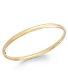 Stackable Bangle Bracelet In 14k Gold