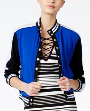 Xoxo Juniors' Colorblocked Bomber Jacket