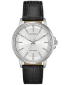 Citizen Eco-drive Women's Chandler Black Leather Strap Watch 37mm