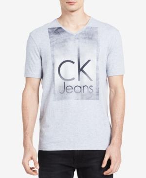 Calvin Klein Jeans Men's Pixel Gradient Graphic-print T-shirt