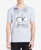 Calvin Klein Jeans Men's Pixel Gradient Graphic-print T-shirt