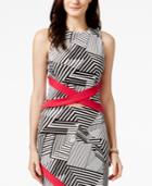 Material Girl Juniors' Printed Asymmetrical-hem Crop Top, Only At Macy's