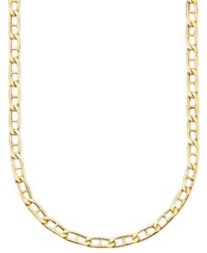 14k Gold Marine Link Necklace