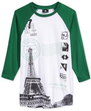 Lrg Men's Raglan-style Graphic-print T-shirt