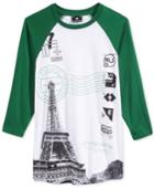 Lrg Men's Raglan-style Graphic-print T-shirt