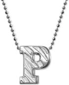 Little Collegiate By Alex Woo Princeton Pendant Necklace In Sterling Silver