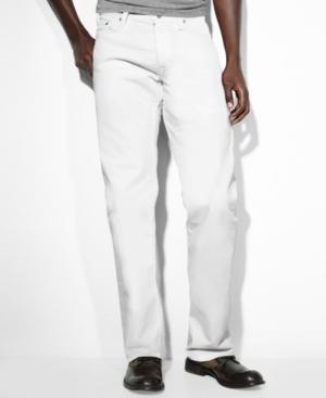 Levi's 569 Loose Straight Fit Jeans, White Wash