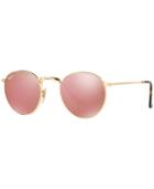 Ray-ban Sunglasses, Rb3447n 47 Round Flat Lens