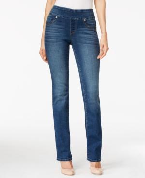 Style & Co. Petite Pull-on Medium Wash Bootcut Jeans