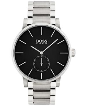 Boss Men's Essence Black Stainless Steel Bracelet Watch 42mm 1513501