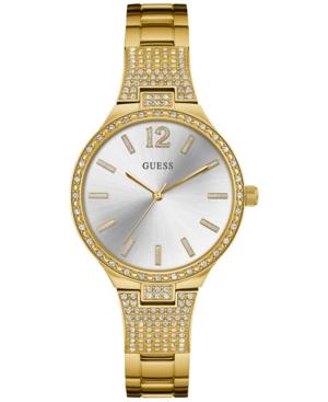 Guess Women's Gold-tone Stainless Steel Bracelet Watch 35mm U0900l2