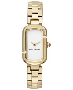 Marc Jacobs Women's North-south Gold-tone Stainless Steel Bracelet Watch 20x31mm Mj3504