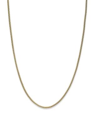 Giani Bernini 24k Gold Over Sterling Silver Necklace, Round Curb Necklace