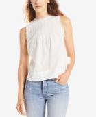 Levi's Janis Cotton Pleated Top