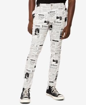 Jaywalker Men's Newsprint Slim-fit Stretch Twill Pants