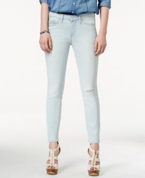 Jessica Simpson Kiss Me Ripped Ascott Wash Super-skinny Jeans
