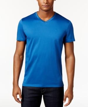 Calvin Klein Men's Slim-fit Double Mercerized T-shirt
