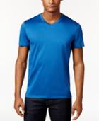 Calvin Klein Men's Slim-fit Double Mercerized T-shirt
