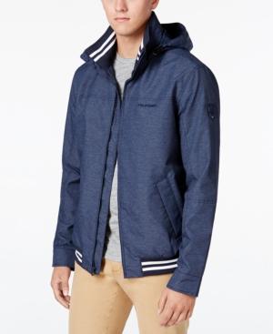 Tommy Hilfiger Men's Regatta Windbreaker With Removable Hood