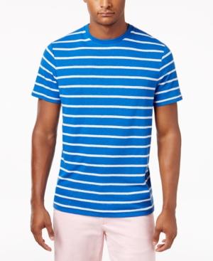 Tommy Hilfiger Men's Striped Linen-blend T-shirt