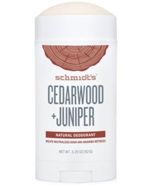 Schmidt's Deodorant Cedarwood + Juniper Deodorant Stick