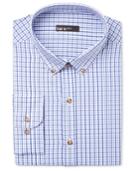 Bar Iii Men's Slim-fit Tattersall Dress Shirt, Only At Macy's