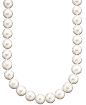 Belle De Mer Cultured Freshwater Pearl Necklace In 14k Gold (8-1/2-9-1/2mm)