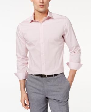 Bar Iii Men's Slim-fit Stretch Easy Care Print Dress Shirt, Created For Macy's
