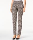 Charter Club Cambridge Printed Straight-leg Pants, Only At Macy's