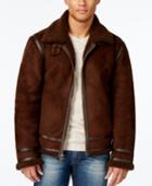 Guess Men's Jack Jacket With Faux-shearling Collar
