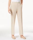 Alfred Dunner Ladies Who Lunch Textured Straight-leg Pants