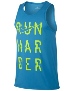 Nike Men's Dry Graphic Running Tank Top