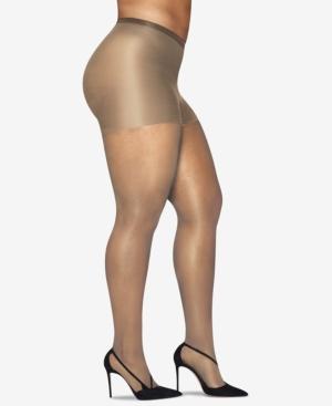 Hanes Curves Plus Size Silky Sheer Pantyhose