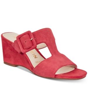 Anne Klein Nilli Slip-on Wedge Sandals
