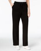 Karen Scott Petite Heathered Drawstring Pants, Created For Macy's