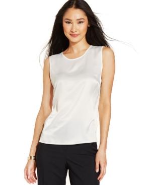 Kasper Sleeveless Shell